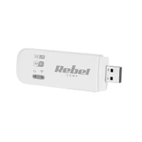 Rebel RB-0700 Mobilní WiFi router 4G LTE, až 10 uživatelů, napájení USB, bílý