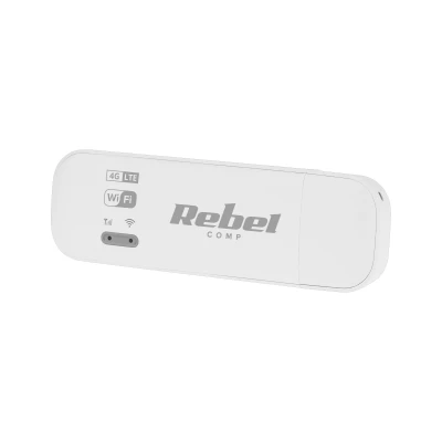 Rebel RB-0700 Mobilní WiFi router 4G LTE, až 10 uživatelů, napájení USB, bílý