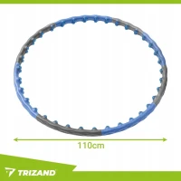 Trizand 26347 Masážní obruč Hula Hoop skládací, 100 cm