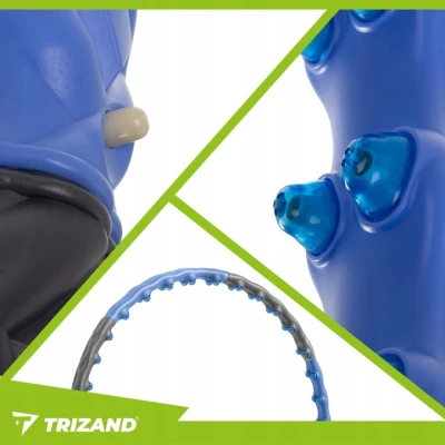 Trizand 26347 Masážní obruč Hula Hoop skládací, 100 cm