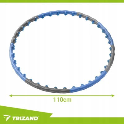 Trizand 26347 Masážní obruč Hula Hoop skládací, 100 cm
