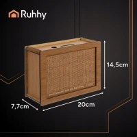 Ruhhy 24602 Dřevěná spořící pokladnička s výzvou