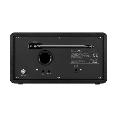 Kruger&Matz KM0816.1 Prenosné rádio, Wi-Fi, FM, DAB+, Bluetooth 5.2, čierne