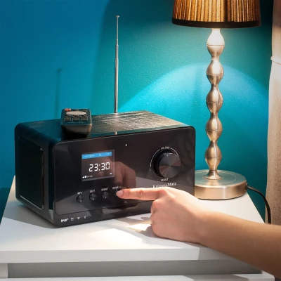 Kruger&Matz KM0816.1 Prenosné rádio, Wi-Fi, FM, DAB+, Bluetooth 5.2, čierne