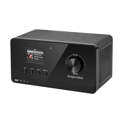 Kruger&Matz KM0816.1 Prenosné rádio, Wi-Fi, FM, DAB+, Bluetooth 5.2, čierne