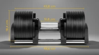 Rebel RBA-2332 Činka litinová nastavitelná 36 kg, 2 kg stupňovitě