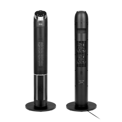 Teesa TSA9017 Sloupový elektrický ohřívač s efektem plamene, 2000 W, dálkový ovládač