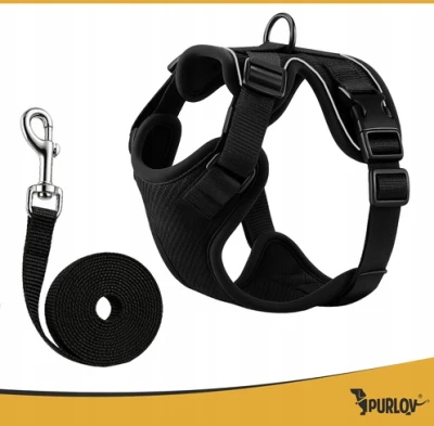 Purlov 26869 Postroj pro psa vel. XS, černý