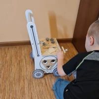 Kruzzel 24758 Dětská dílna s dřevěnými nástroji 3 v 1