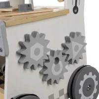 Kruzzel 24758 Dětská dílna s dřevěnými nástroji 3 v 1