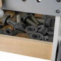 Kruzzel 24758 Dětská dílna s dřevěnými nástroji 3 v 1