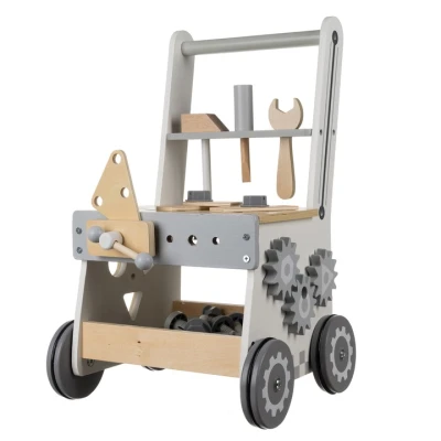 Kruzzel 24758 Dětská dílna s dřevěnými nástroji 3 v 1