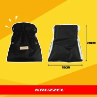 Kruzzel 25814 Rukavice na kočík, zateplené, čierne