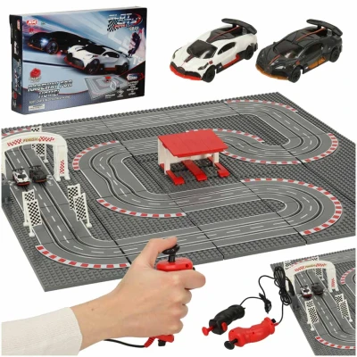 KIK KX3490 Elektrická závodní autodráha GD-03, 2 x auto, 64 x 64 cm
