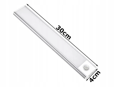 Verk 12333 LED osvetlenie pod skrinku so senzorom pohybu 30 cm, USB