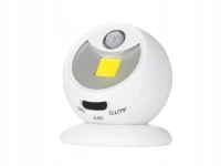 Verk 12334 Otočné svítidlo 9 LED COB s pohybovým senzorem, bílé