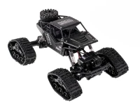 KIK KX6967 RC auto 2v1 Rock Crawler 4x4 - pásy i kola,1:16, 2,4 GHz, černé