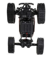 KIK KX6967 RC auto 2v1 Rock Crawler 4x4 - pásy i kola,1:16, 2,4 GHz, černé