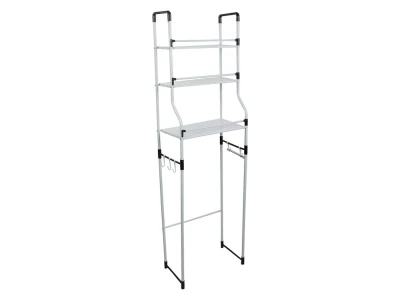 Verk 27359 Skladovací regál s 3 policami nad práčkou 157 x 64 x 17 cm, biely