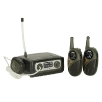 KIK KX3635 Vysílačky pro děti Walkie Talkie EXPLORER 3-Way, dosah 333 m, 2 ks, zelené