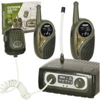 KIK KX3635 Vysílačky pro děti Walkie Talkie EXPLORER 3-Way, dosah 333 m, 2 ks, zelené