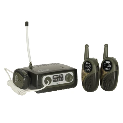 KIK KX3635 Vysílačky pro děti Walkie Talkie EXPLORER 3-Way, dosah 333 m, 2 ks, zelené