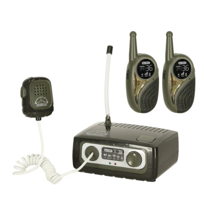 KIK KX3635 Vysílačky pro děti Walkie Talkie EXPLORER 3-Way, dosah 333 m, 2 ks, zelené