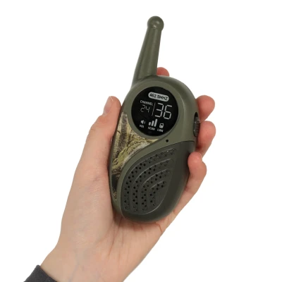 KIK KX3635 Vysílačky pro děti Walkie Talkie EXPLORER 3-Way, dosah 333 m, 2 ks, zelené