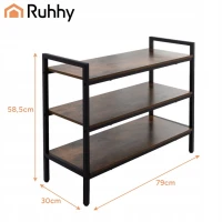 Ruhhy 27038 Regál na boty se 3 policemi 58,5 x 79 x 30 cm