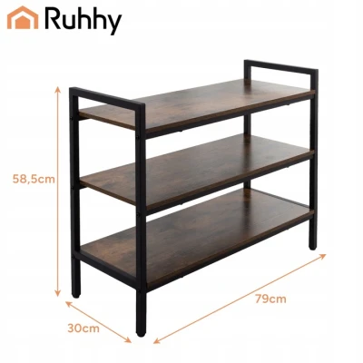 Ruhhy 27038 Regál na boty se 3 policemi 58,5 x 79 x 30 cm