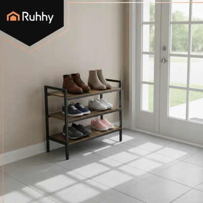 Ruhhy 27038 Regál na boty se 3 policemi 58,5 x 79 x 30 cm