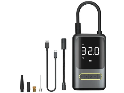 KIK KX2967 Digitální bezdrátový kompresor 80W, 2 x 2000mAh, 150PSI/10bar