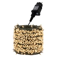 Izoxis 24898 Vianočné osvetlenie 500 LED, IP44, 8 režimov, 35 m, teplá biela
