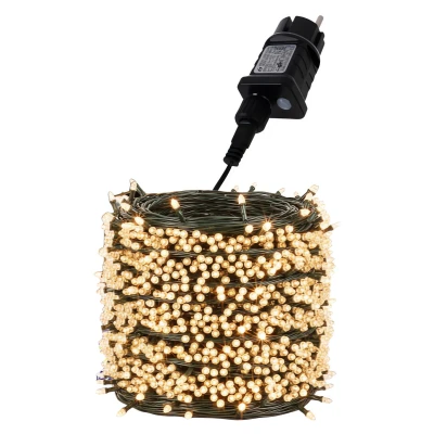 Izoxis 24898 Vánoční osvětlení 500 LED, IP44, 8 režimů, 35 m, teplá bílá