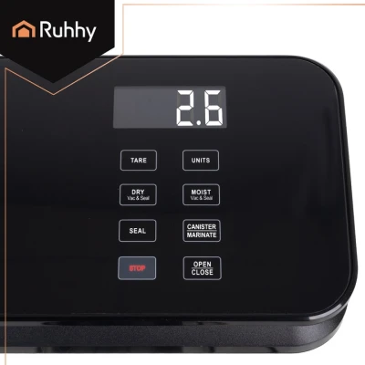 Ruhhy 24756 Vakuová svářečka fólií s váhou 120 W, 80 kPa, černá