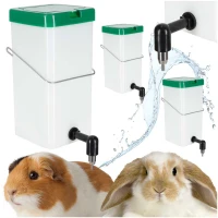 KIK KX2983 Napáječka pro králíky a hlodavce, 1l napaječka, sada 3 kusů