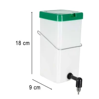 KIK KX2983 Napáječka pro králíky a hlodavce, 1l napaječka, sada 3 kusů