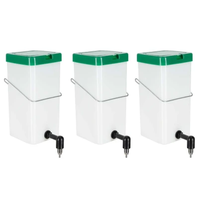 KIK KX2983 Napáječka pro králíky a hlodavce, 1l napaječka, sada 3 kusů