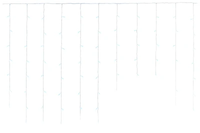 Izoxis 26711 Vánoční osvětlení 300 LED, IP44, 8 režimů, 15 m, studená bílá