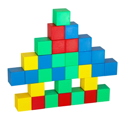 KIK KX3630_1 Magnetická stavebnice kostky, 64 dílů