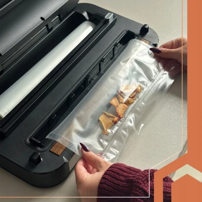 Ruhhy 24757 Vakuová svářečka fólií 125 W, 95 kPa, černostříbrná 