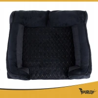 Purlov 26915 Ortopedický pelech pre psov 80 x 65 cm, veľkosť. M, čierny