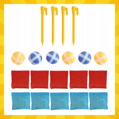 Kruzzel 26751 Sportovní herní set "Hod míčkem" 3 v 1