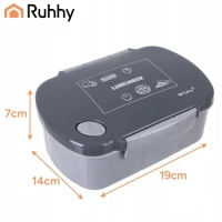 Ruhhy 26169 Svačinový box s přihrádkami 800 ml, šedý
