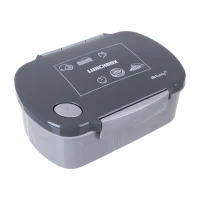 Ruhhy 26169 Svačinový box s přihrádkami 800 ml, šedý