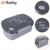 Ruhhy 26169 Svačinový box s přihrádkami 800 ml, šedý