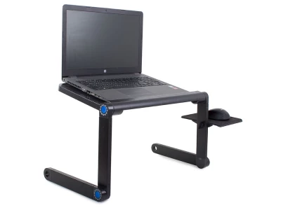 Verk 06162 Stolek na notebook E-Table 51 x 30 cm, černá