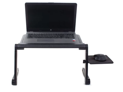 Verk 06162 Stolek na notebook E-Table 51 x 30 cm, černá