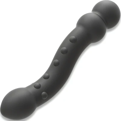 Sensual A106 Anální dildo pro muže s masáží prostaty 18 cm, černé