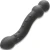 Sensual A106 Análny vibrátor pre mužov s masážou prostaty 18 cm, čierny